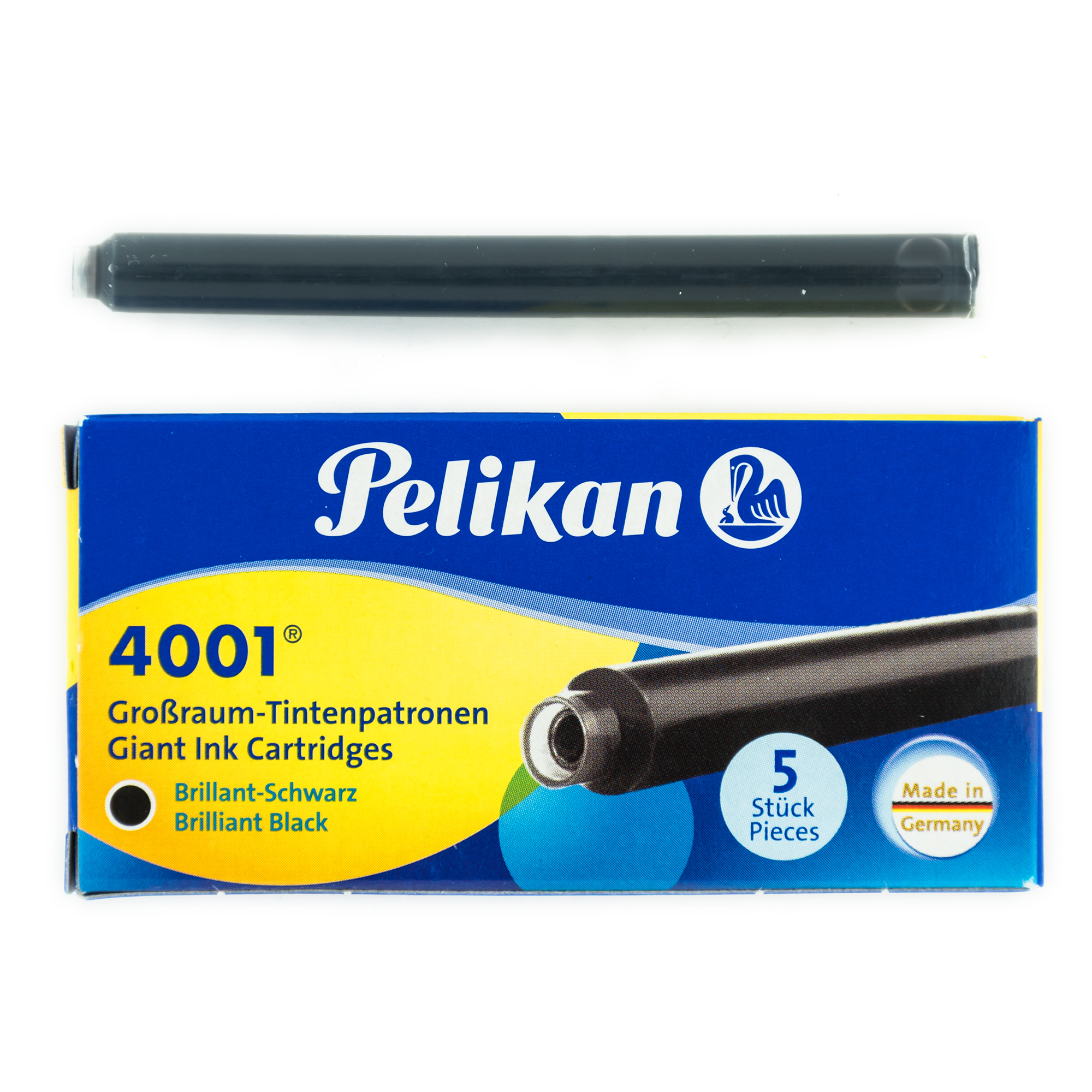 barricade stil Beugel Pelikan 4001 Brilliant Black long cartridges – Scribe Market